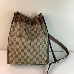 🛍Gucci Bucket Bag Vintage Drawstring Shoulder Bag🛍